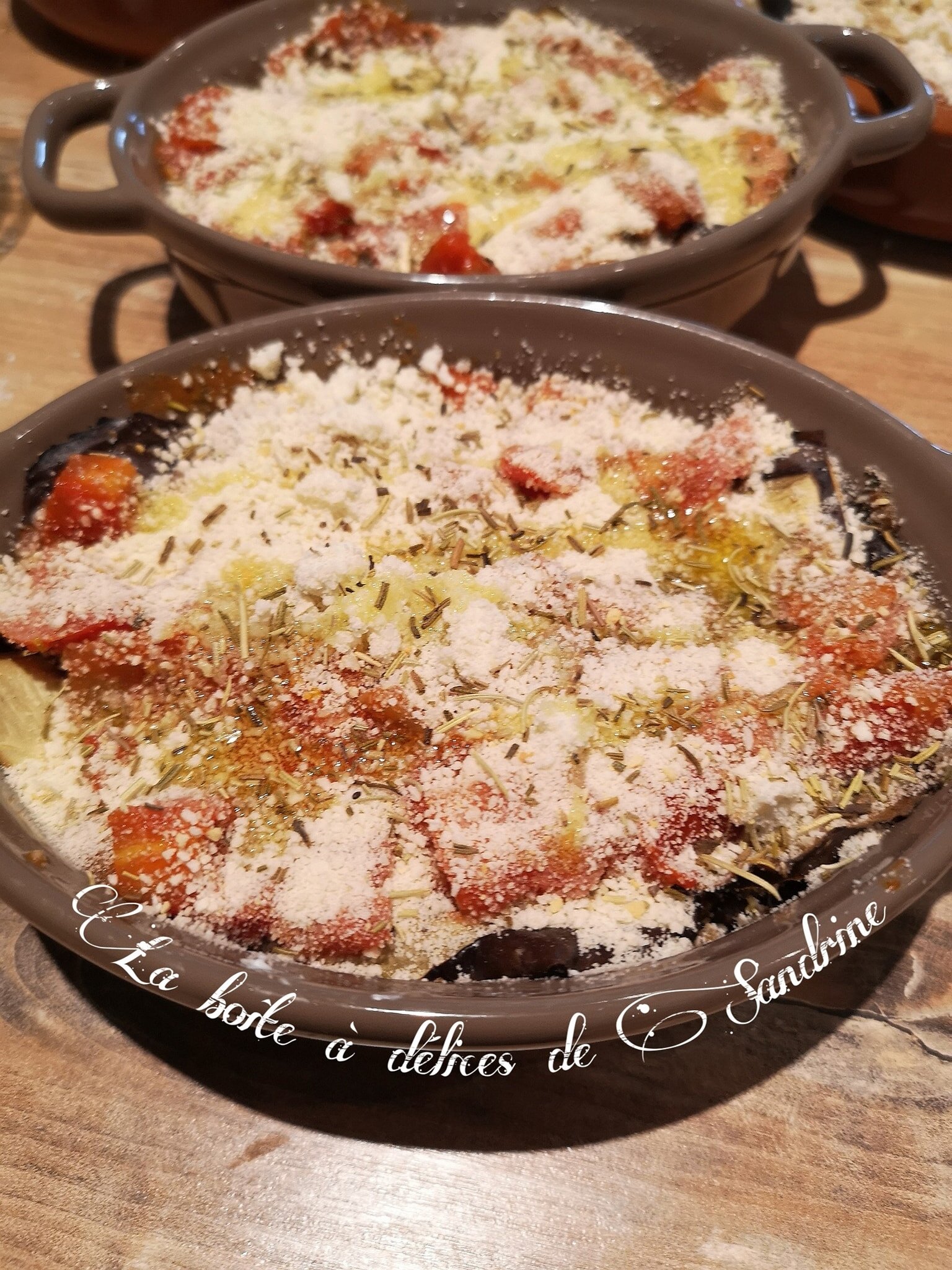 Parmiggiana allegée aubergines
