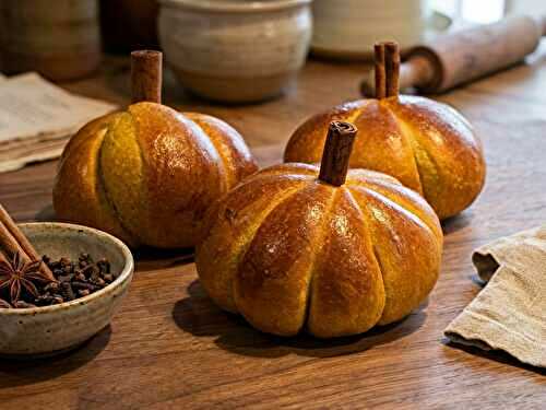 Petites citrouilles briochées 🎃 au potimarron