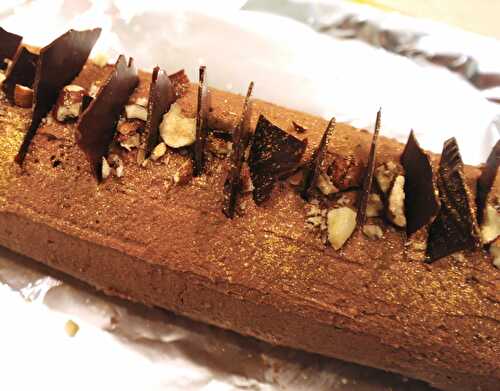 Bûche de Noël choco-noisette