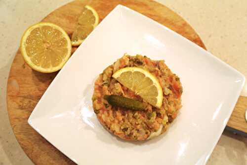 Le génialissime tartare de saumon