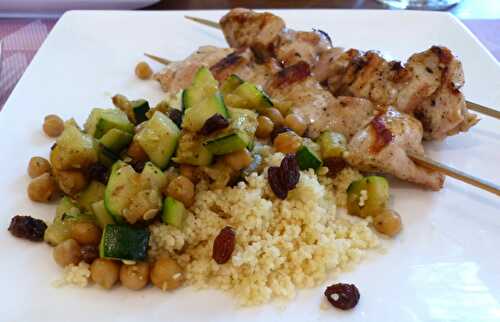 Les brochettes Poulet-Maroc