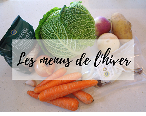 Les menus de l'hiver