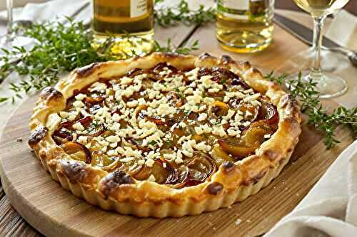 Je fais cette tarte à l’oignon simple et délicieuse : tout le monde en redemande
