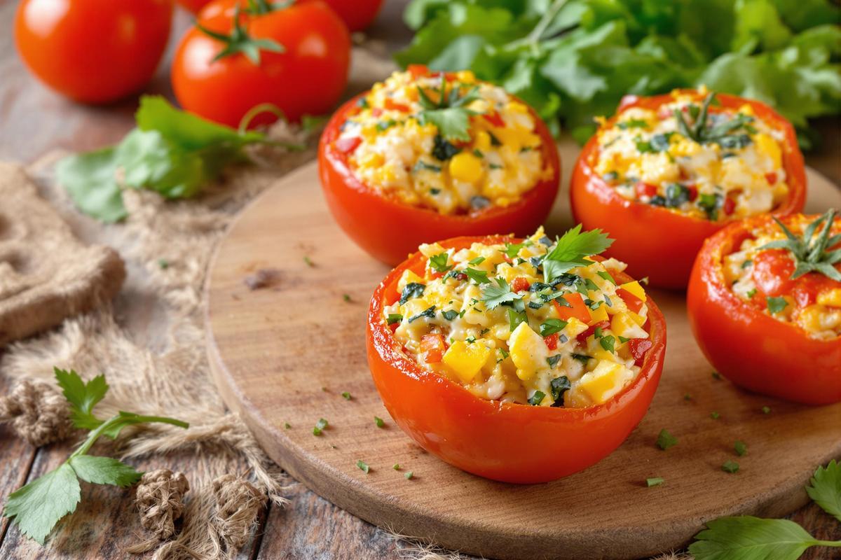Je n’utilise plus de viande : cet ingrédient pas cher transforme mes tomates farcies