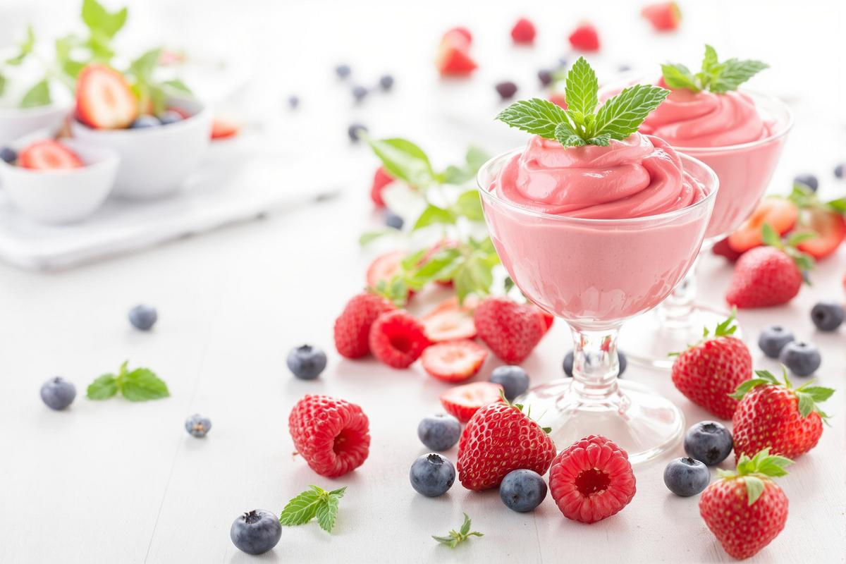 Ma mousse glacée aux fruits rouges légère et rapide épate tout le monde à chaque fois