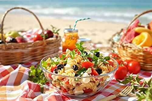 10 min top chrono : la salade de pâtes fraîches qui enflamme la plage !