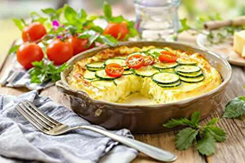 Canicule : flan courgettes-tomates cerises express, prêt en 5 min pour dîner léger