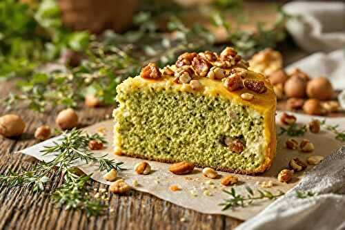 Ce cake au chèvre et aux herbes cache un ingrédient qui rend fou tous les invités