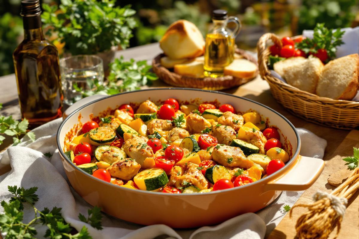 Ce plat unique cuit au four pendant que vous profitez de l’apéro (testé et approuvé en vacances)