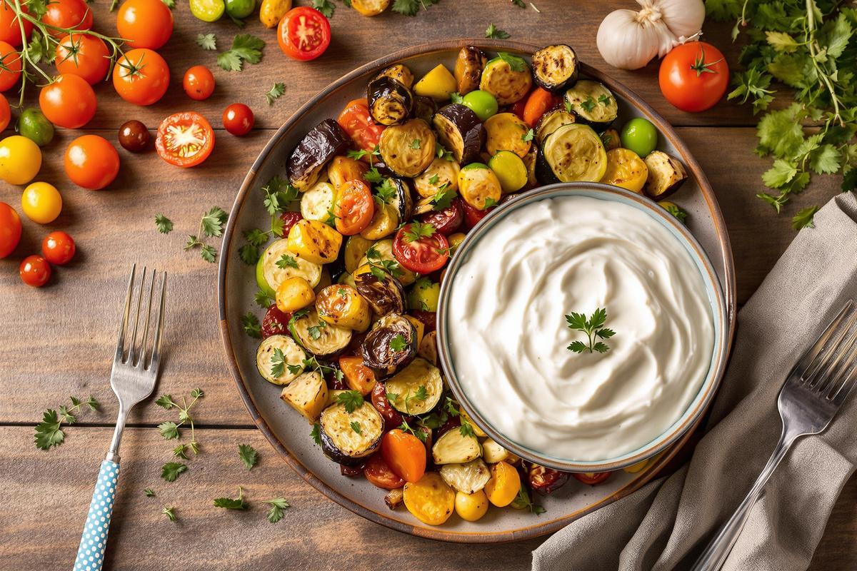 Chantilly salée au parmesan pour accompagner vos légumes d’été rôtis