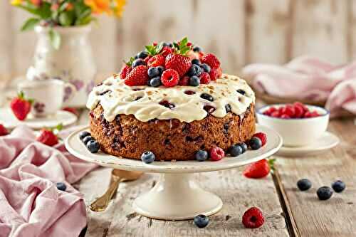 Comment mon cake fruits rouges inratable cartonne en 5 min à chaque goûter !