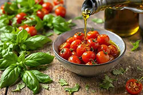 Emulsion de tomates cerises rôties & huile de basilic : un parfum envoûtant