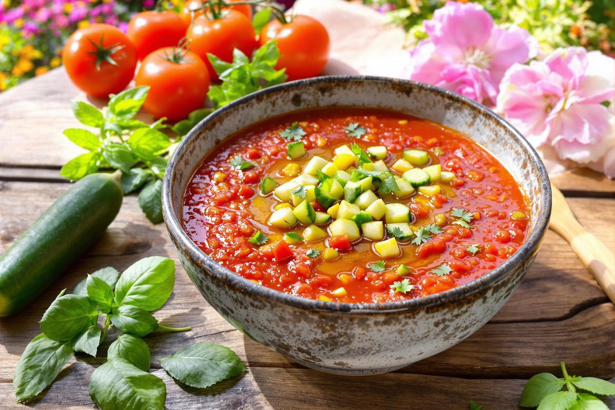 Frais : j’ai maîtrisé le gaspacho andalou inratable, la vraie recette rafraîchissante
