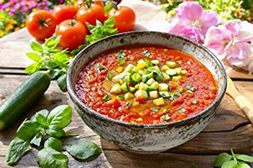 Frais : j’ai maîtrisé le gaspacho andalou inratable, la vraie recette rafraîchissante