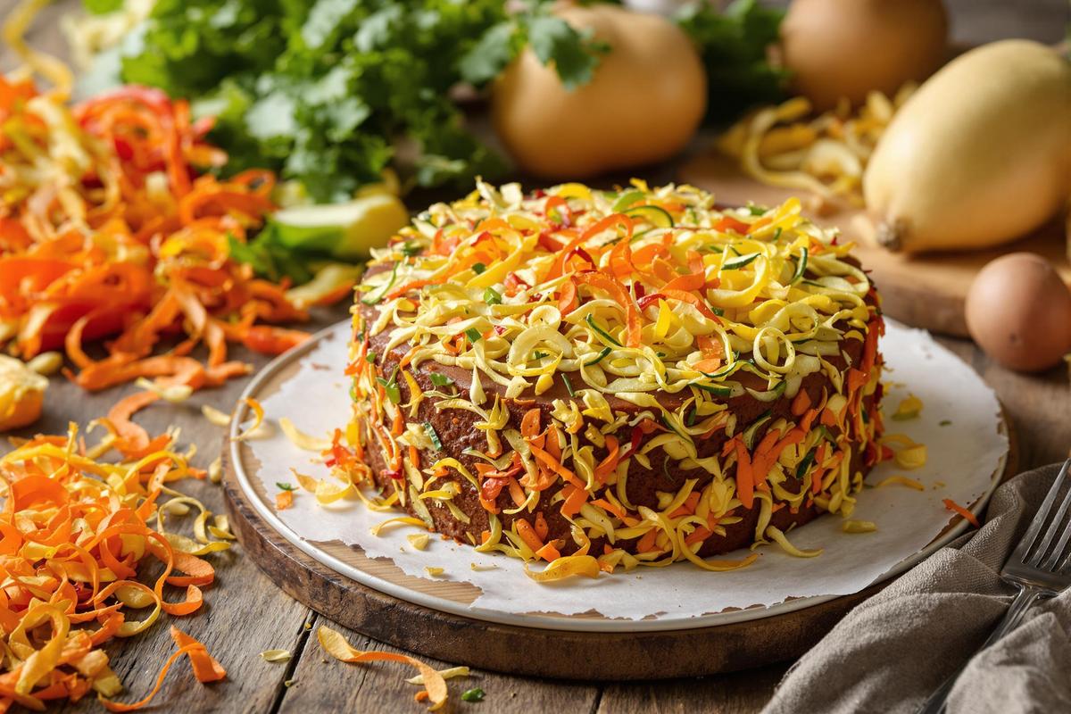 Gâteau aux épluchures de légumes : bluffant, anti-gaspi et (vraiment) délicieux