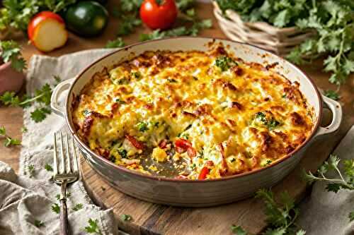 Gratin express aux œufs, restes de pain et légumes du frigo : anti-gaspillage et anti-pluie