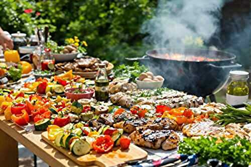 Guide pratique : mariner viandes et légumes pour un BBQ parfumé sans four