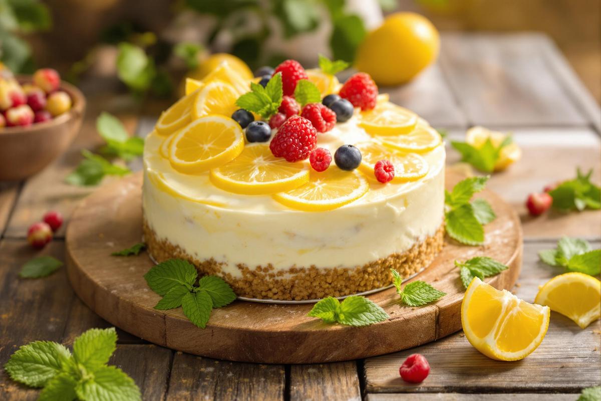 Incroyable : j’ai découvert comment préparer le délice au citron, le gâteau sans cuisson le plus facile au monde selon un boulanger