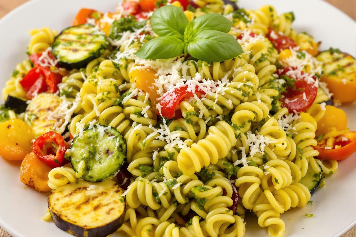 J’ai goûté ces fusilli au pesto & légumes grillés : explosion de couleurs garanties !