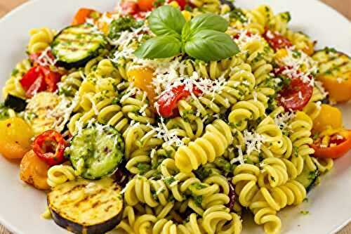 J’ai goûté ces fusilli au pesto & légumes grillés : explosion de couleurs garanties !