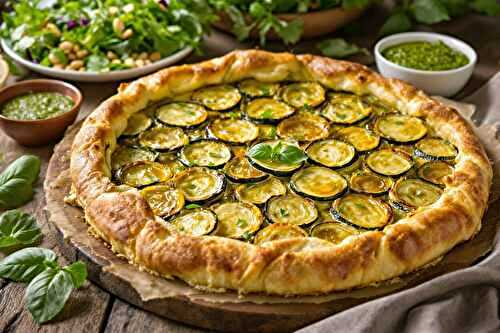 J’en avais marre des gratins, alors j’ai fait cette tarte tatin courgettes-pesto irrésistible !