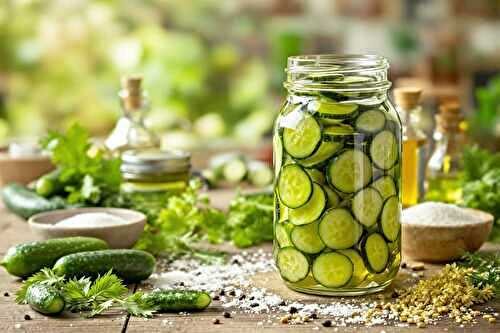 Je fais mes pickles de concombre maison en 10 minutes : voici mes recettes et astuces