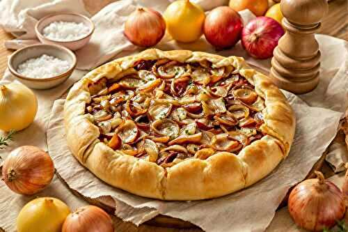 Magique : ma tarte à l’oignon me fait toujours craquer avec une recette ultra simple et savoureuse
