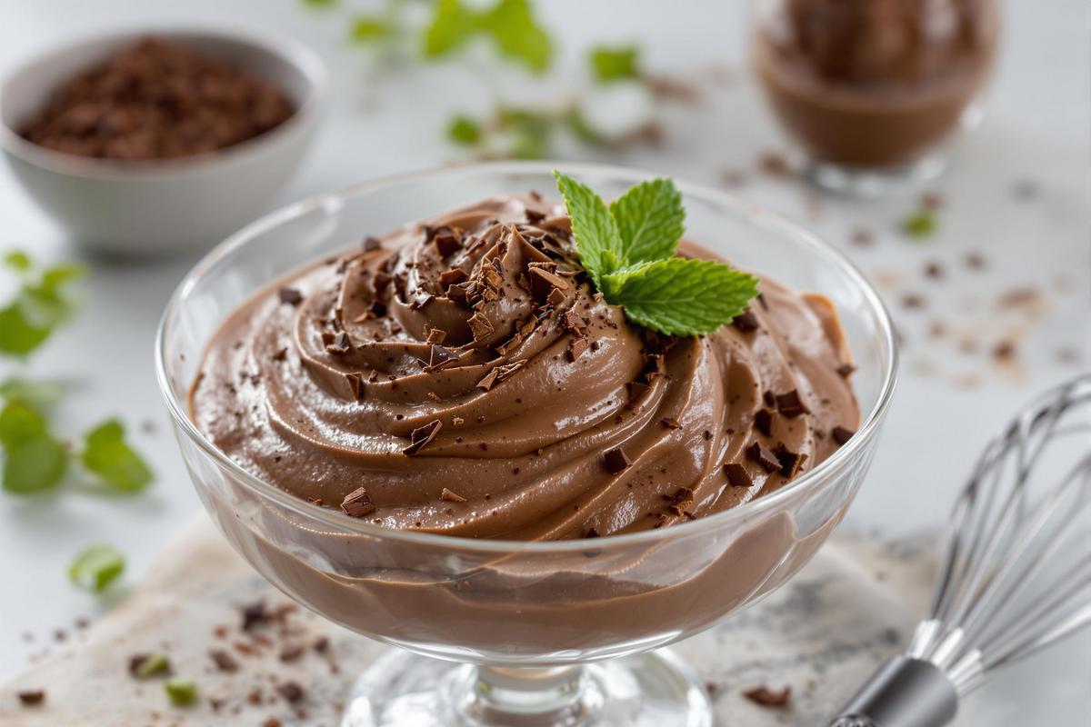 Mousse au chocolat simplifiée : adieu séparation d’œufs et fournaise estivale !