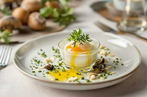 Œuf cocotte au siphon : un plat chic et aérien comme chez les grands chefs