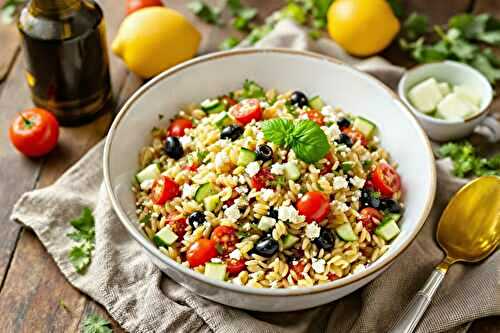 Orzo méditerranéen ultra-frais : votre escapade estival