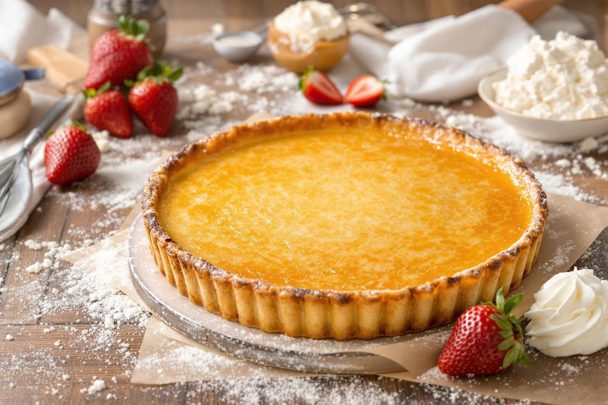 Plus rapide qu’un flan : ma tarte moelleuse express bluffe tout le monde à table