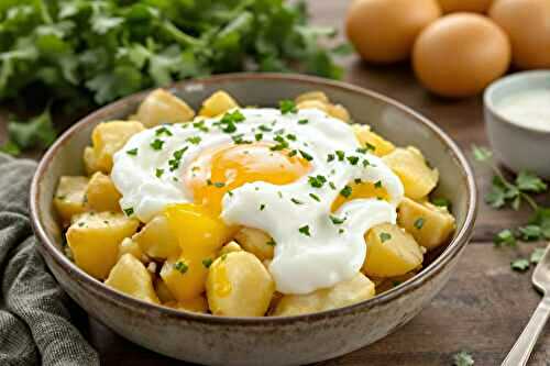 Salade tiède pommes de terre, œuf mollet & yaourt : mon secret pour l’addiction