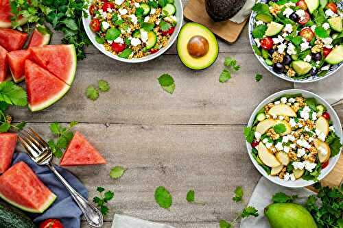 Salades d’été : 5 idées originales à moins de 5 ingrédients
