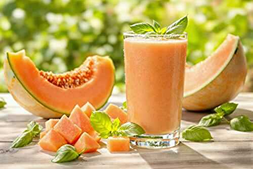 Smoothie melon-basilic givré : la boisson fraîcheur indispensable