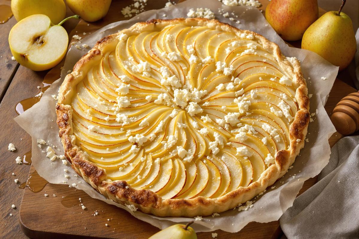 Tarte Poire-Gorgonzola : l’alliance audacieuse qui dérange les puristes !