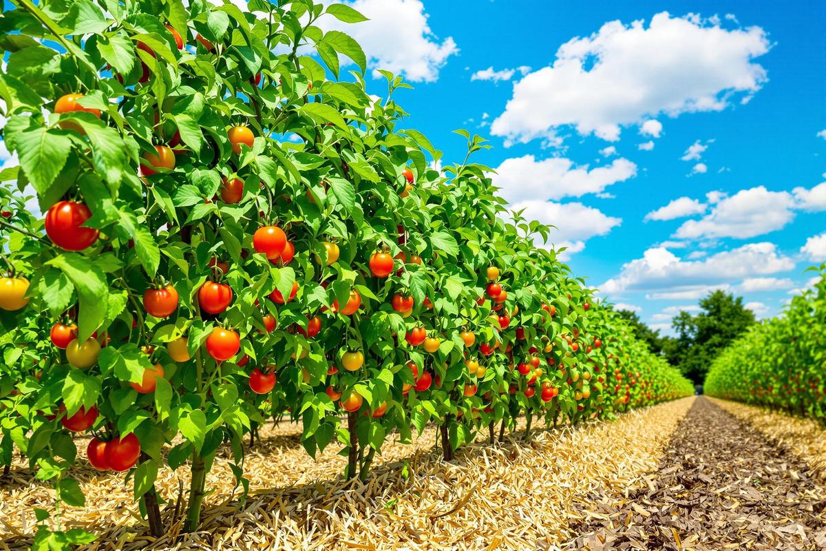 Tomates parfaites tout l’été : l’astuce paillage + arrosage que les pros cachent !