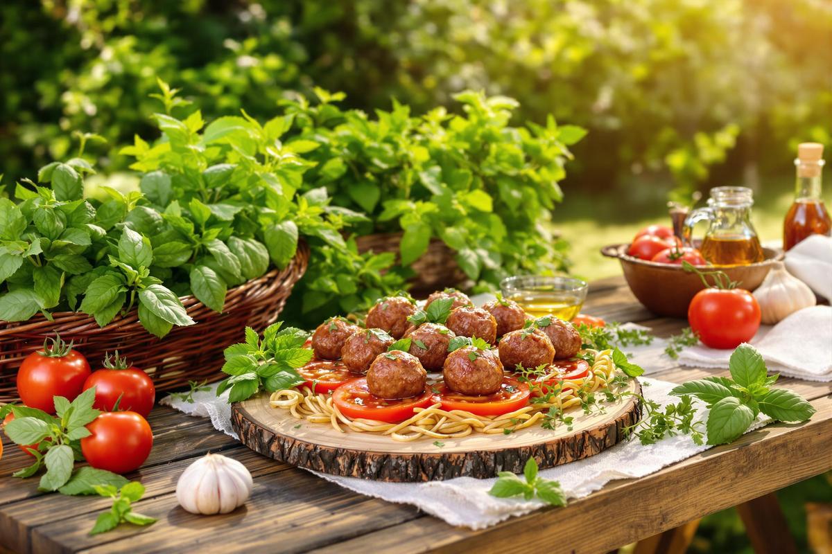 Ces herbes du jardin qui transforment des boulettes ordinaires en plats incroyables