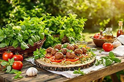 Ces herbes du jardin qui transforment des boulettes ordinaires en plats incroyables