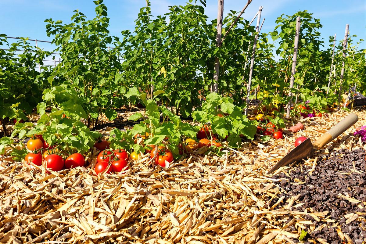 Comment le paillage m’a permis d’économiser l’eau au potager
