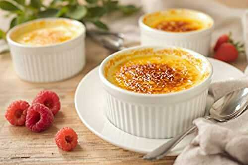 Comment réussir une crème brûlée sans chalumeau
