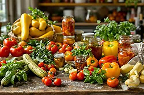 Comment transformer mes récoltes de fin d’été en conserves et plats gourmands