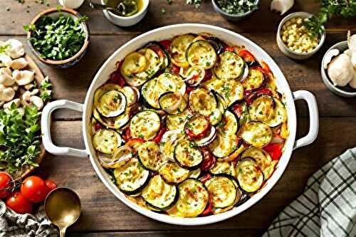 Le gratin de légumes léger que je fais en boucle l’été