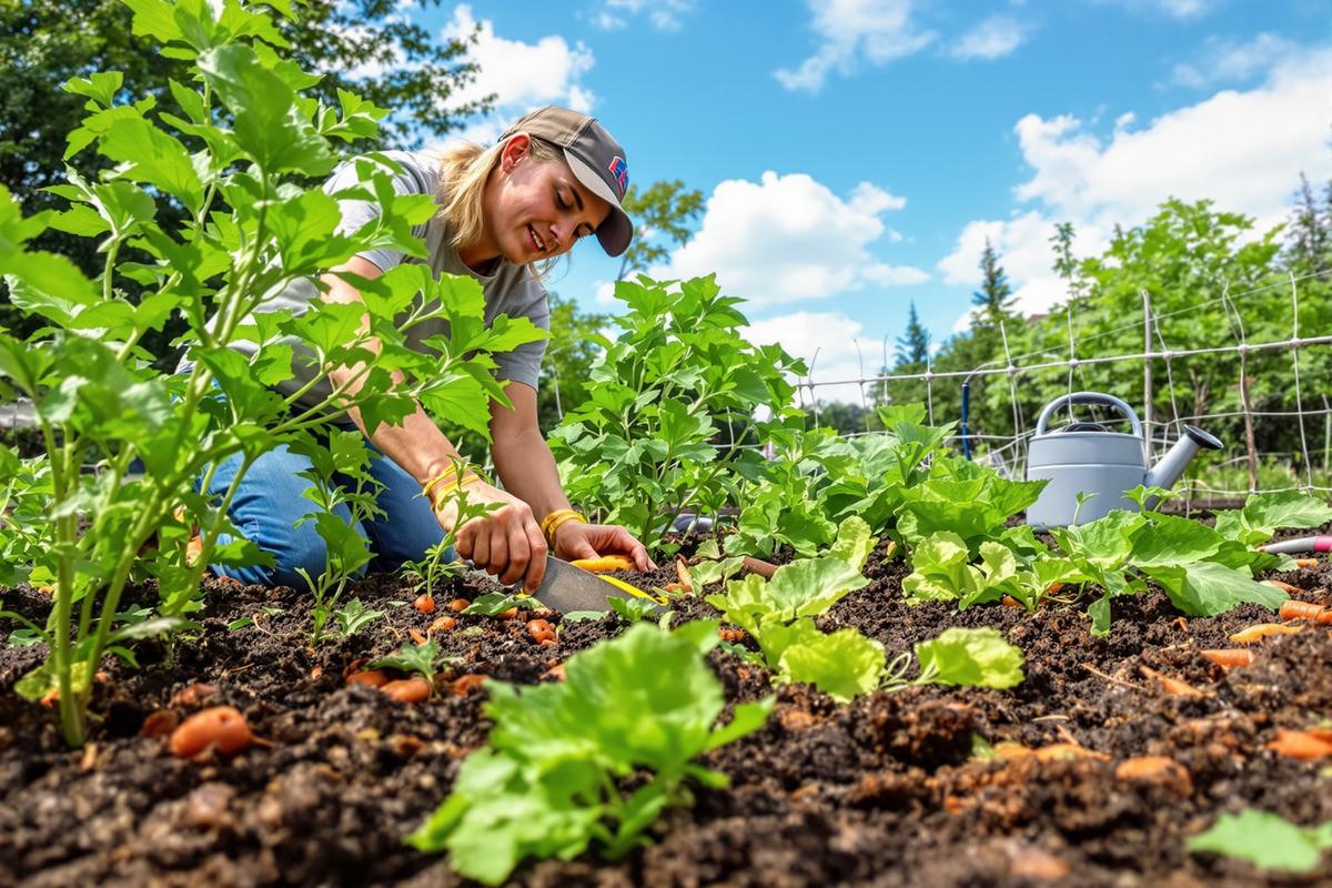 Les travaux que je planifie fin août pour un potager au top en septembre