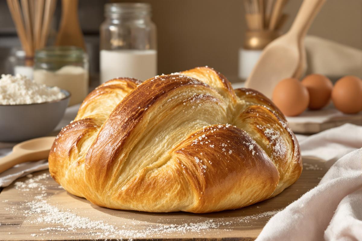 Ma brioche maison à la levure sèche (et le test que j’ai fait avec la levure fraîche)