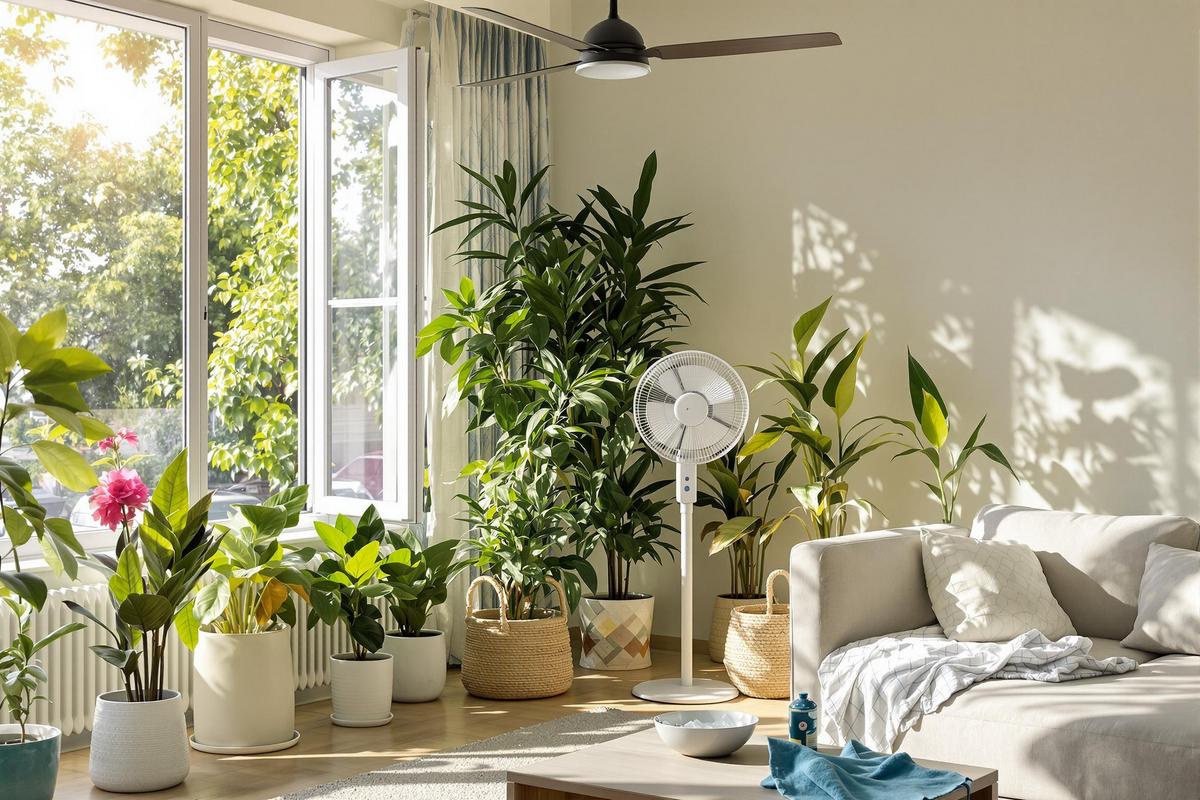 Mes astuces pour booster l’efficacité de mon ventilateur en été
