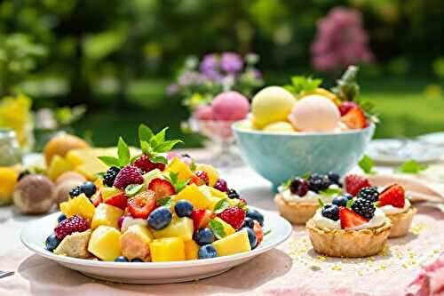 Mes desserts ultra frais que je prépare pour les soirées d’été