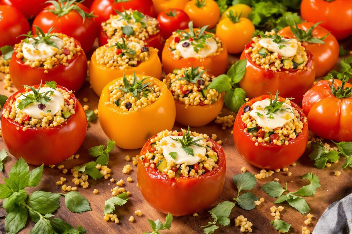 Mes tomates farcies végétariennes préférées : gourmandes et légères