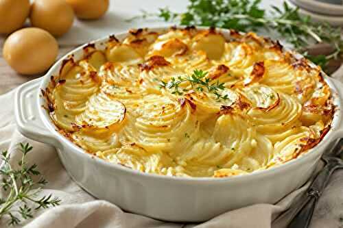 Mon gratin dauphinois crémeux à souhait (même sans crème liquide)