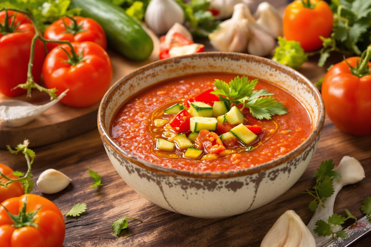 Pourquoi le gaspacho est devenu ma soupe préférée cet été (fraîcheur garantie)