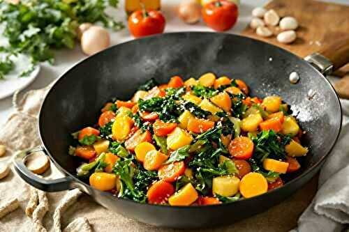 « Comme au marché » : mon wok express de légumes de saison au sésame